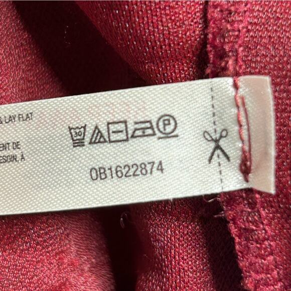 Free People Beach I'm So Fly Pants Burgandy Size M - Picture 8 of 10